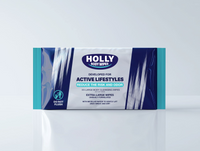 Holly Body Wipe – Extra-Large, Eco-Friendly, Alcohol-Free Body Wipe for Adults, Kids, Seniors, Athletes, Travelers, and First Responders – Refreshing and Biodegradable Wipe for Quick Clean-Ups